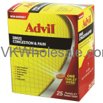 Wholesale Advil Congestion Relief 200 mg - 25 pk of 1 Coated Tablet