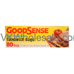 GoodSense Fold Lock Top Sandwich Bags 80ct