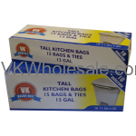 13 GAL Extra Strength Tall Kitchen Trash Bags