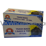 39 GAL Extra Strength Tall Kitchen Bags