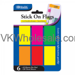 Neon Color Stick On Flags Wholesale