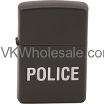 Zippo Classic Police Black Matte Z204 Lighter Wholesale