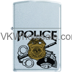 Zippo Classic Police Satin Chrome Z279 Wholesale