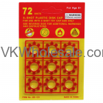 8-SHOT 9-PLASTIC DISK RING CAPS IN BLISTER CARD Wholesale