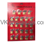 Brass Padlock Display Card Wholesale