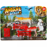 3"-4" Plastic Farm/Jungle Animals Strip Toy Wholesale
