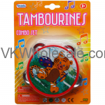 4" Tambourines Combo Set Toy Wholesale
