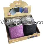 Assorted Glitter Pocket Flask Display Wholesale