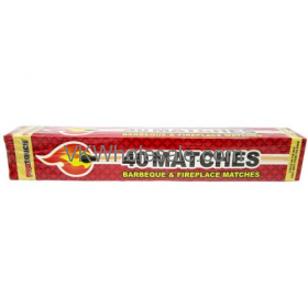 40CT Barbeque & Fireplace Matches Wholesale