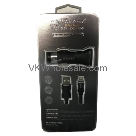Premium iPhone 5/6/7/x Dual Car Charger Warner Wireless Wholesale