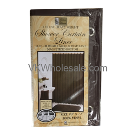 Shower Curtain Liner Chocolate Wholesale