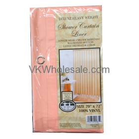 Shower Curtain Liner Peach Wholesale