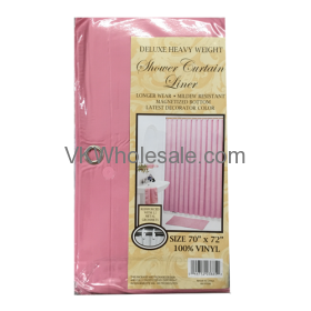 Shower Curtain Liner Pink Wholesale
