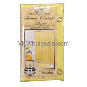 Shower Curtain Liner Yellow Wholesale
