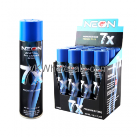 Wholesale 7X-Neon Universal Gas Lighter Refill