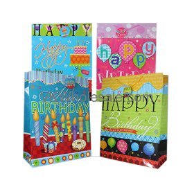 Gift Bags Happy Birthday Glossy Jumbo Wholesale