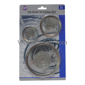 3 PC Sink Strainer Set Wholesale