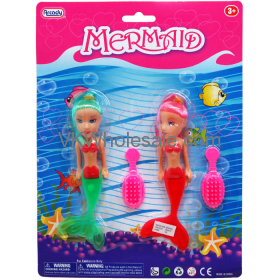 2PC 5.5" Mermaid Dolls W/Accessories Toy Wholesale