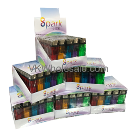 Spark Lite Clear Disposable Cigarette Lighters Wholesale
