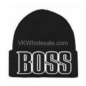 BOSS Embroidered Winter Skull Hats Wholesale