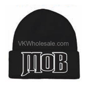 MOB Embroidered Winter Skull Hats Wholesale