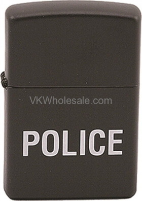 Zippo Classic Police Black Matte Z204 Lighter Wholesale
