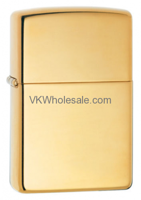 Zippo Windproof High Polished Brass Lighter 254B Wholesale