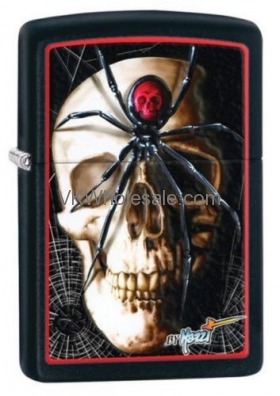 Zippo Mazi Spider Skullblack Lighter Wholesale