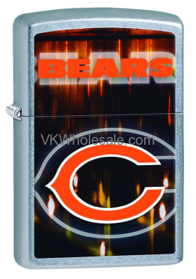 Zippo Classic NFL Chicago Bears Brushed Chrome Z702 Lighter Wholesale