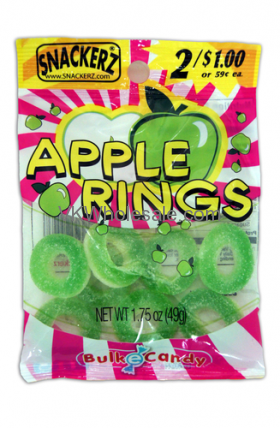 Snackerz Apple Rings 2 for $1 Candy Wholesale