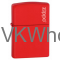 Zippo Windproof Red Matte Lighter 233 Wholesale